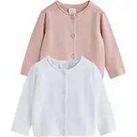 Next Cardigan lyserød / hvid