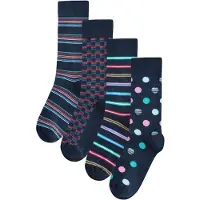 Next Sokker 'Signature' navy / azur / lyserød / mørkerød