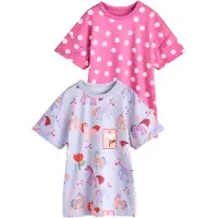 Next Natskjorte pastellilla / pink / rød / offwhite