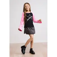 Desigual Bluser & t-shirts lys pink / sort