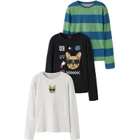 Name it Shirts 'NKMNIKOLAI' safir / brun / grå-meleret / grøn / sort / hvid