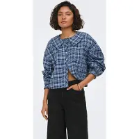 ONLY Bluse natblå / lyseblå