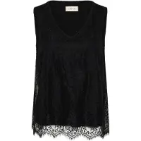 Cream Bluse sort