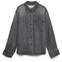 Vero Moda Bluse 'VMLucea' grey denim