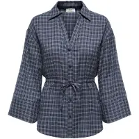 JDY Bluse 'JDYRikka' navy / hvid