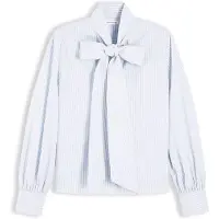 Tommy Hilfiger Bluse himmelblå / hvid
