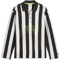 Puma Memory Lane Referee Rugby Polo Men, Clothing, Lime Squeeze/White, XL