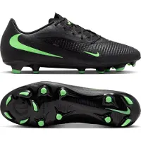 Nike Phantom 6 Academy Low Cut MG Shadow - Sort/Grøn - Multi Ground (MG), størrelse 44½
