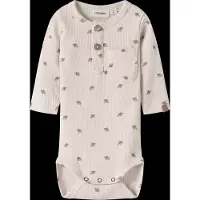 Lil´ Atelier Sparkedragt/Body ecru / lysebrun