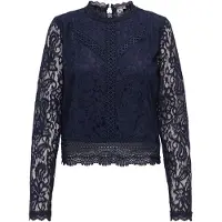 ONLY Bluse 'ONLNEW KARO' navy