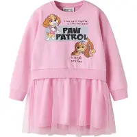 Name It Mini Kjole 'Paw Patrol' brun / lysegrå / lyserød / sort