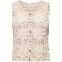 ONLY Vest 'ONLTara' beige