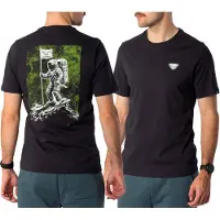 Dynafit - T-shirts - Back Graphic Co T-Shirt M Black Out Skimonaut til UnisexBomuld - Størrelse M - Sort