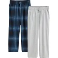 Next Pyjamasbukser blå / navy / grå-meleret