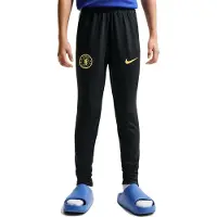 Nike Chelsea Træningsbukser Dri-FIT Strike - Navy/Hvid/Gul Børn - , størrelse S: 128-137 cm