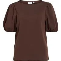Vila Shirts 'VIREFLECT' brun