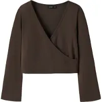 LMTD Bluse - Wrap Top - NlfLeann - Delicioso - - 9-10 år (134-140) - Bluse