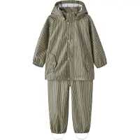 Lil´ Atelier Lil' Atelier Regntøj - NmmLaDry10 - Twill/Stripe - - 6 år (116) - Regntøj