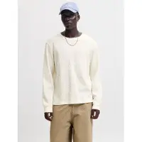 Jack & jones Regular Fit Ensfarvet Langærmet T-shirt