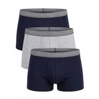 Trendyol Boksershorts navy / grå / grå-meleret
