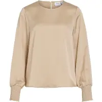 Vila Bluse 'Viellette' beige