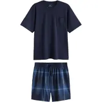 Next Pyjamas kort navy / mørkeblå / hvid
