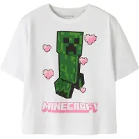 TWO SOON Overdel 'Minecraft' gran / lyserød / sort / hvid