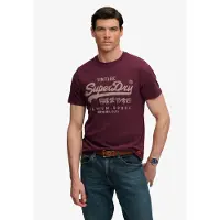 Superdry Bluser & t-shirts 'CLASSIC' beige / burgunder