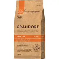 GRANDORF Medium & Maxi Junior - Lam & Kalkun - 10 kg
