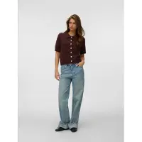 Vero Moda Cardigan 'VMElly' mørkebrun