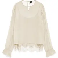 Vero Moda Bluse 'VMLalie' beige