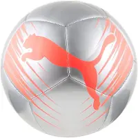 Puma Fodbold - Attacanto Graphic - Silver/Glowing Red - - 5 - Bolde
