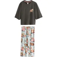Next Pyjamas pastelblå / grå / gammelrosa