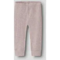 Name it Leggings - Uld - Rib - Noos - NbnWax - Violet Ice - - 56 - Leggings - Uld