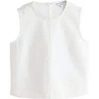 Next Bluse white denim