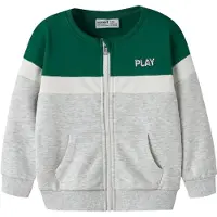 Name it Økologisk Bomuld Sweatshirt Med Lynlås