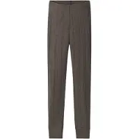 Name It Kids Leggings - Uld - Rib - NkmWang - Morel - - 7-8 år (122-128) - Bukser - Uld