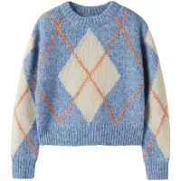 Name it Pullover 'NKFNOREEN' creme / azur / orange