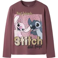 Name it Stitch Top Med Lange Ærmer