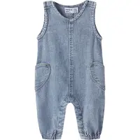 Name it Smækbukser - Loose - NbfEmmaline - Denim Blue - - 56 - Smækbukser