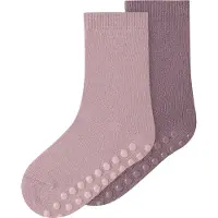Name it Strømper - NmfWak - 2-Pak - Violet Ice/2p Violet Ice + T - - 19/21 - Strømper