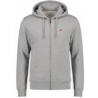 Napapijri Sweatjakke 'BALIS' grå-meleret / bordeaux
