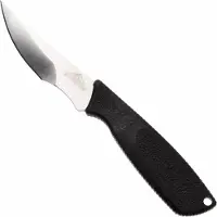 Ontario Hunt Plus Caper 9718SEC Satin 420HC, Black Rubber, fixed caping knife