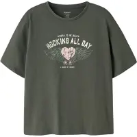Name it T-shirt - NkfLonna - Urban Chic - - 7-8 år (122-128) - T-Shirt