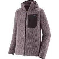 Patagonia - Vandretøj - M's R1 Air Full-Zip Hoody May Grey til UnisexUld - Størrelse L - Grå