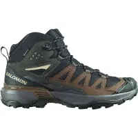 Salomon - Vandresko herre - X Ultra 360 Mid GTX Black/Dark Gull Gray til Unisex - Størrelse 45 1/3 - Sort
