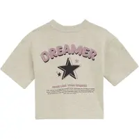 We fashion Sweatshirt beige / lysviolet / sort