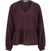 We fashion Bluse aubergine