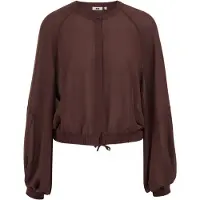 We fashion Bluse mørkebrun