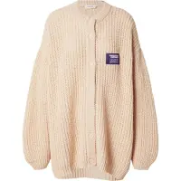 American vintage Cardigan 'CYROW' chamois / violetblå / hvid